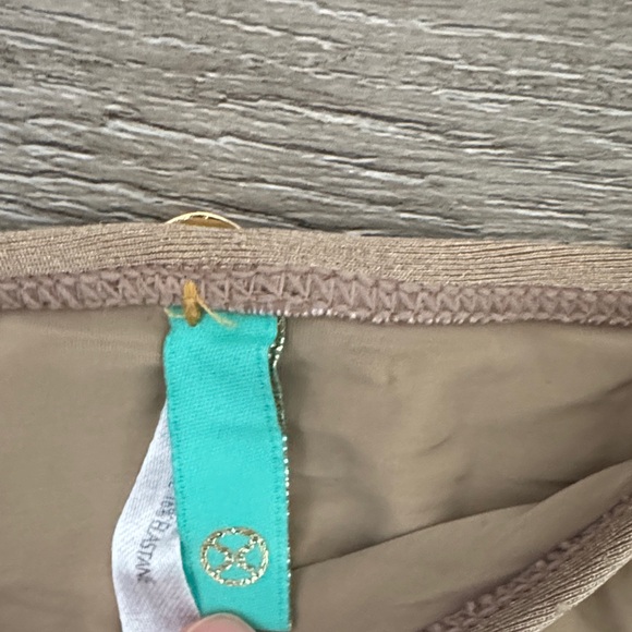 Women’s Ruffle Triangle Bikini Set in Taupe - Picture 7 of 10